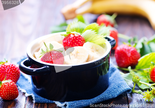 Image of strawberry with banana