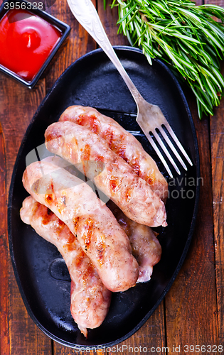 Image of baked sausages