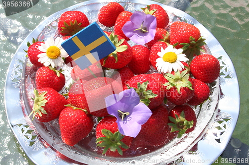 Image of Sweet Swedish strawberries for Midsummer