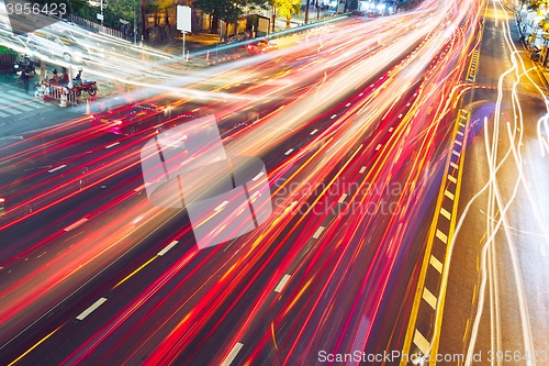 Image of Evening traffic jam