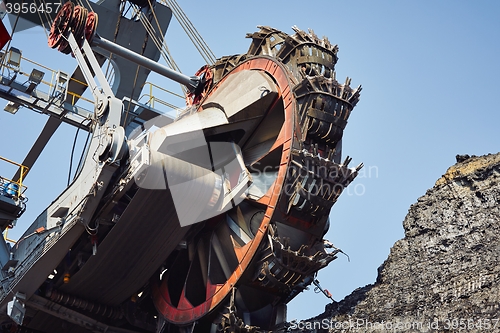 Image of Huge mining machine