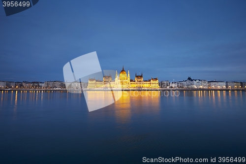 Image of Amazing twilight in Budapest