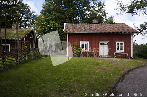 Image of red cottage