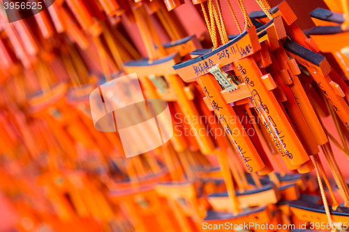 Image of Fushimi Inari Taisha Shrine in Kyoto, Japan.