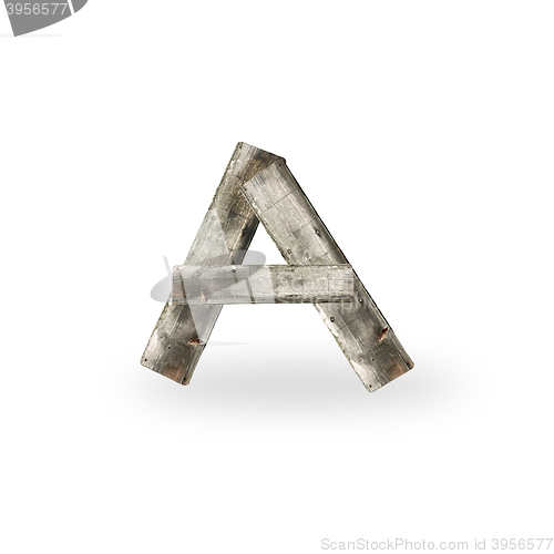 Image of Wooden letter A