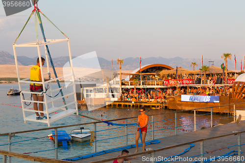 Image of Party on Zrce beach, Novalja, Pag island, Croatia.