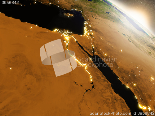Image of Sunrise over Egypt