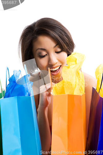 Image of Shopping woman