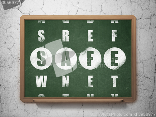 Image of Protection concept: Safe in Crossword Puzzle