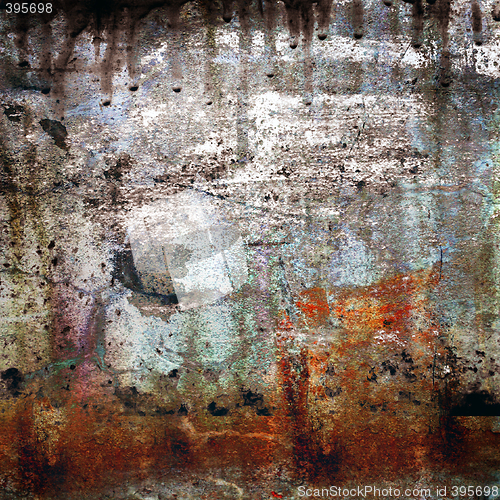 Image of Rusty-colored grunge background