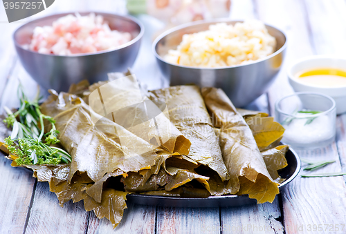 Image of ingredients for dolma