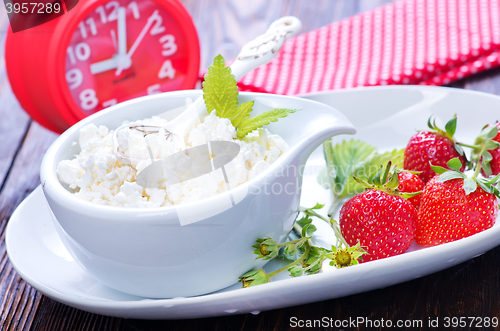 Image of cottage with strawberry