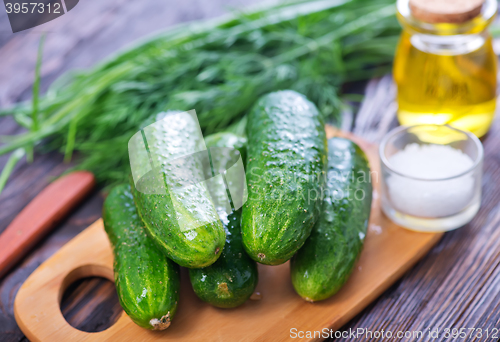 Image of fresh cucumber