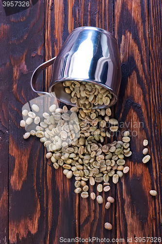 Image of green coffee beans