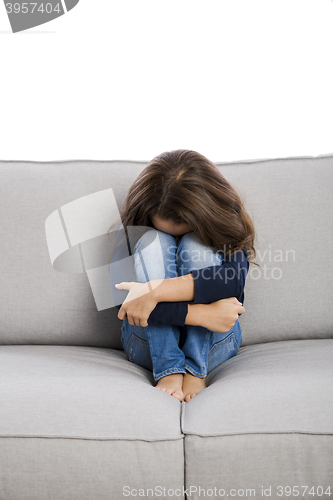 Image of Upset little girl