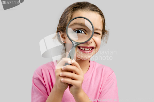 Image of Looking through a magnifying glass