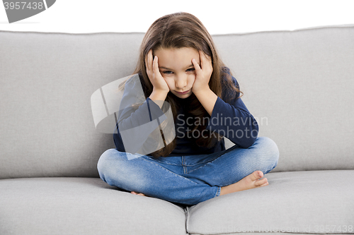 Image of Upset little girl