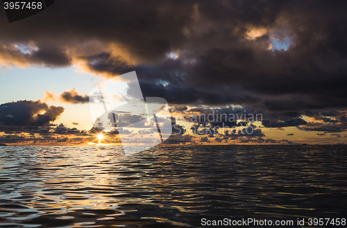 Image of Sunset colors of Seychelles