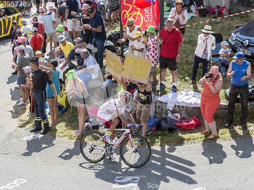 Image of The Cyclist Joaquim Rodriguez on Col du Glandon - Tour de France