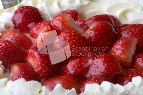 Image of  Strawberries cake