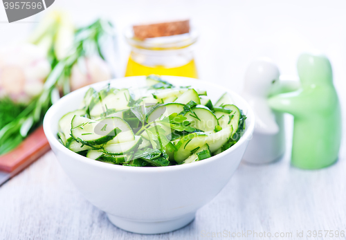Image of salad with cucumber