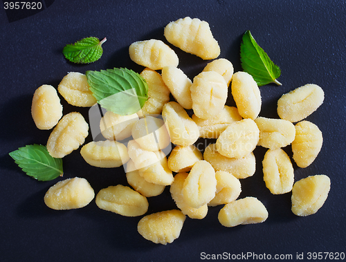 Image of raw potato gnocchi