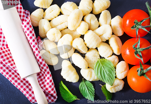 Image of raw potato gnocchi