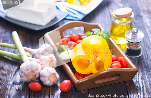 Image of raw vegetables