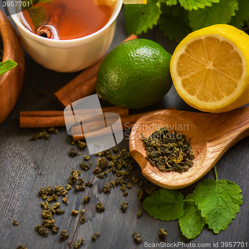 Image of tea composition set