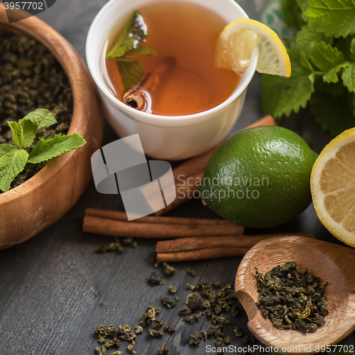 Image of tea composition set