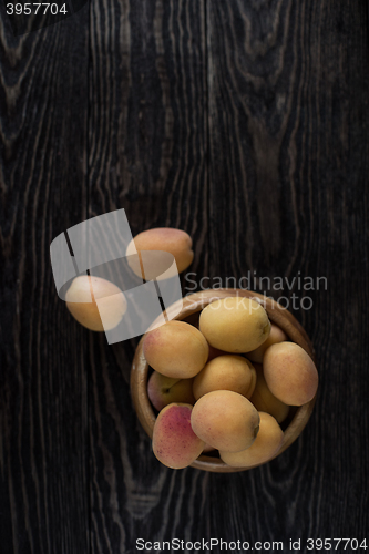 Image of orange fresh apricots