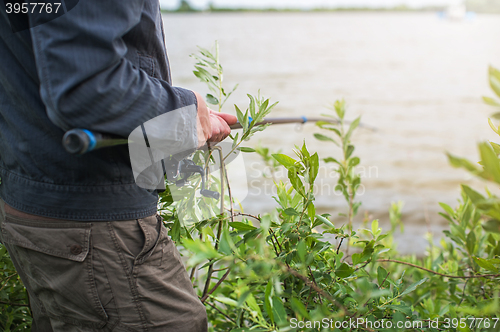 Image of Fisherman at the river