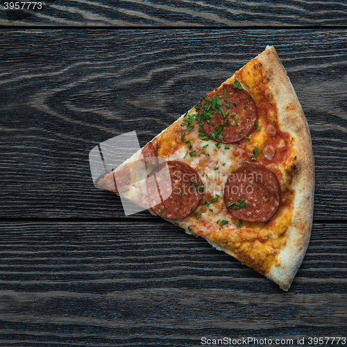 Image of Tasty pepperoni pizza