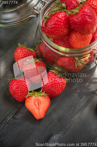 Image of Fresh ripe strawberry