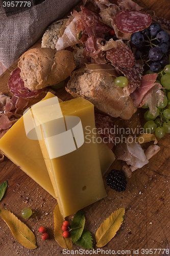 Image of Food set on the table