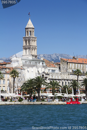Image of Panoramic view of Split Croatia