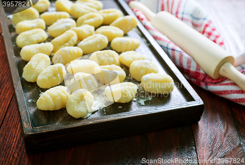 Image of raw potato gnocchi