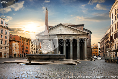 Image of Pantheon in Rome, Italy