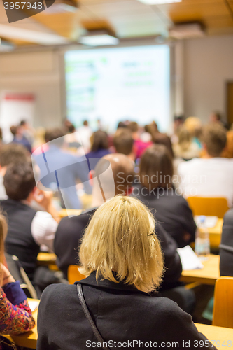 Image of Workshop at university lecture hall.