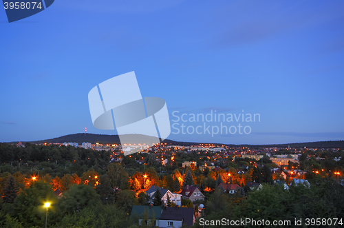 Image of Cityscape at dusk