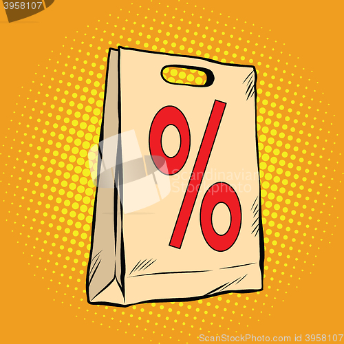 Image of package discount percent sale