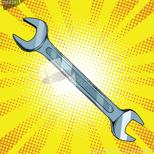 Image of wrench steel tool