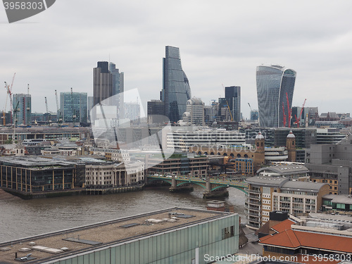 Image of Aerial view of London