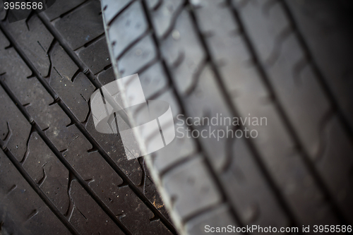 Image of car tire wheel backdrop