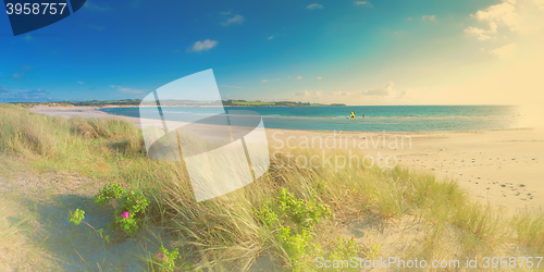 Image of Norwegian beach on a sunny day