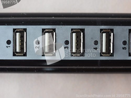 Image of Many USB ports