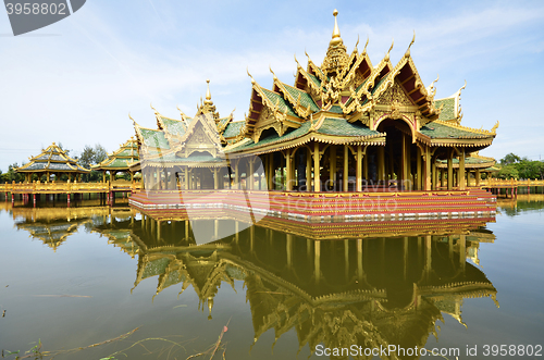 Image of Pavilion of the Enlightened in Ancient city in Bangkok