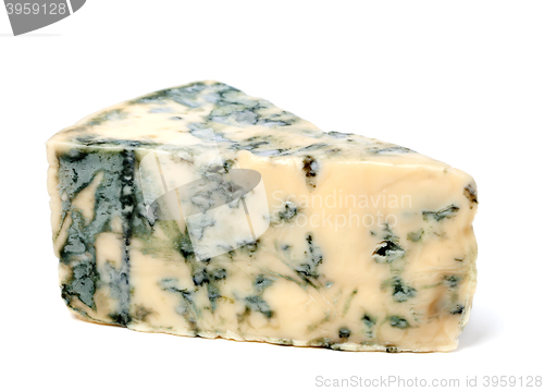 Image of Blue cheese on white background