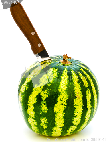 Image of Watermelon And Knife