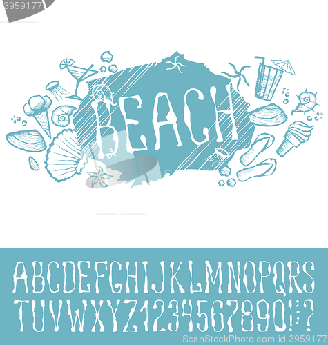 Image of  Summer beach pattern